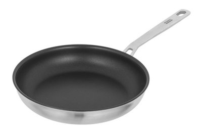 B&Q -  Culinary Fiveply Stainless Steel Non-Stick Induction Safe Frying Pan28Cm