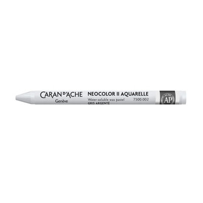 B&Q -  Caran D'ache Neocolor Ii Water Soluble Wax PastelsArtist Crayon Colour(002 Silver Grey)