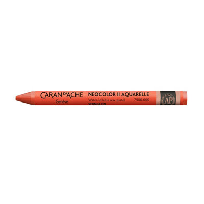 B&Q -  Caran D'ache Neocolor Ii Water Soluble Wax PastelsArtist Crayon Colour(060 Vermillion)