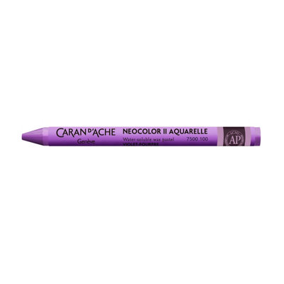 B&Q -  Caran D Ache Neocolor Ii Water Soluble Wax PastelsArtist Crayon Colour(100 Purple Violet)