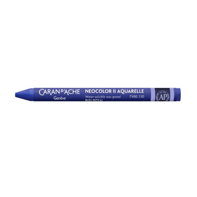 Caran D'ache Neocolor Ii Water Soluble Wax Pastel - Royal Blue 130 - Image 3