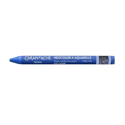Carand'Ache Caran D'ache Neocolor Ii Water Soluble Wax PastelsArtist Crayon Colour(150 Sapphire Blue) from B&Q