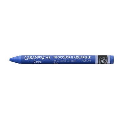 Carand'Ache Caran D Ache Neocolor Ii Water Soluble Wax PastelsArtist Crayon Colour(260 Blue) from B&Q