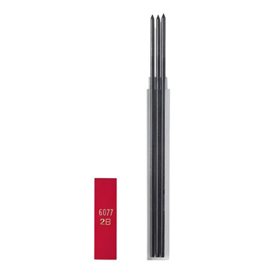 Carand'Ache Caran D'ache Technograph 2mm 2B Replacement Leads3Pcs Technical Pencil Refills from B&Q