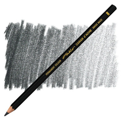 Caran D'ache Pablo Permanent Colour Pencil - Black 009 - Image 3