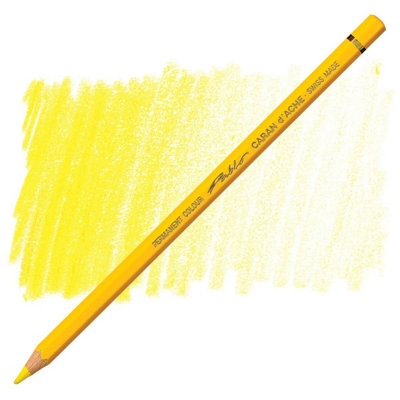 Carand'Ache Caran D'ache Pablo Yellow Permanent Artist Colour PencilJaune 010 from B&Q