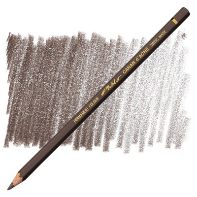 Carand'Ache Caran D'ache Pablo Bistre Brown Permanent Artist Colour PencilBistre 047 from B&Q