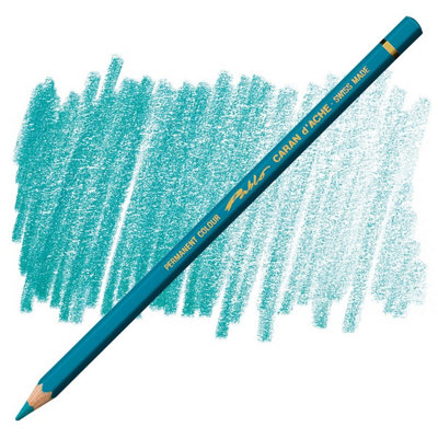 Carand'Ache Caran D'ache Pablo Azurite Blue Permanent Artist Colour PencilBleu Azur 170 from B&Q