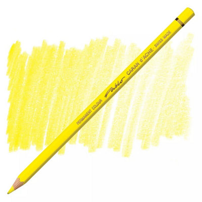 B&Q -  Caran D'ache Pablo Canary Yellow Permanent Artist Colour PencilJaune Canari 250
