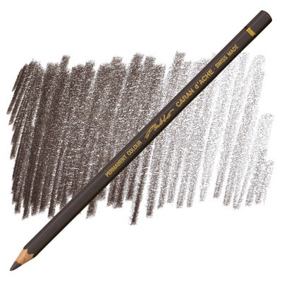Carand'Ache Caran D'ache Pablo Sepia Brown Permanent Artist Colour PencilSepia 407 from B&Q