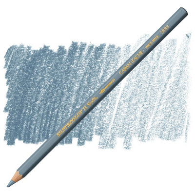 Carand'Ache Caran D'ache Supracolor Grey Watersoluble Artist Aquarelle Colour PencilGris 005 from B&Q