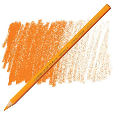 Carand'Ache Caran D'ache Supracolor Orange Watersoluble Artist Aquarelle Colour PencilOrange 030 from B&Q