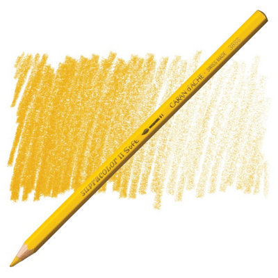 B&Q -  Caran D'ache Supracolor Ii Golden Ochre Yellow Watersoluble Artist Aquarelle Colour PencilOcre D'or 033