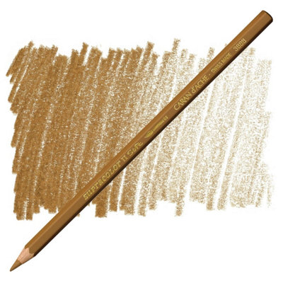 B&Q -  Caran D'ache Supracolor Ii Brown Ochre Watersoluble Artist Aquarelle Colour PencilOcre Brun 037