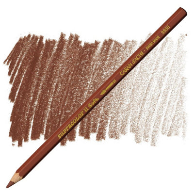 Carand'Ache Caran D'ache Supracolor Burnt Siena Brown Watersoluble Artist Aquarelle Colour PencilSienne Brulee 069 from B&Q
