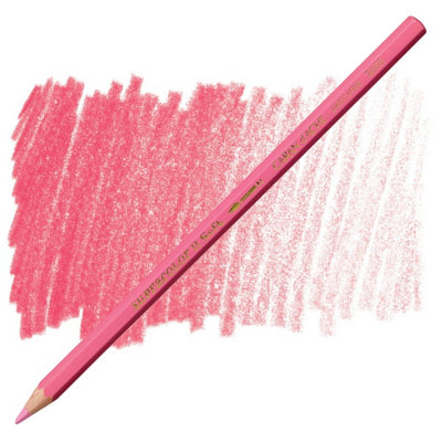 Carand'Ache Caran D'ache Supracolor Pink Watersoluble Artist Aquarelle Colour PencilRose 081 from B&Q