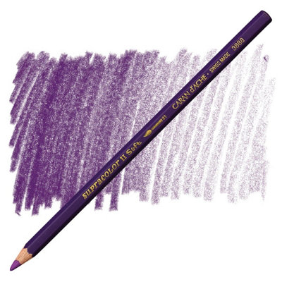 Carand'Ache Caran D'ache Supracolor Lilac Watersoluble Artist Aquarelle Colour PencilLilas 110 from B&Q