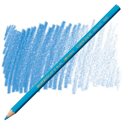 Carand'Ache Caran D'ache Supracolor Pastel Blue Watersoluble Artist Aquarelle Colour PencilBleu Pastel 151 from B&Q