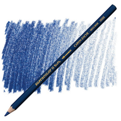 Carand'Ache Caran D'ache Supracolor Prussian Blue Watersoluble Artist Aquarelle Colour PencilBleu De Prusse 159 from B&Q