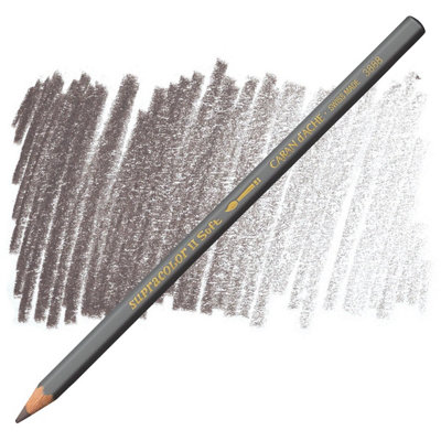 Carand'Ache Caran D'ache Supracolor Cocoa Grey Watersoluble Artist Aquarelle Colour PencilBeige Fonce 405 from B&Q