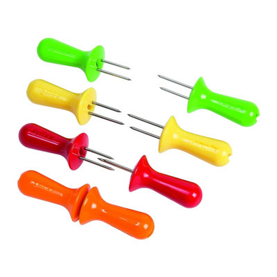Zyliss Interlocking Corn On The Cob Holders Set Of 4 from B&Q