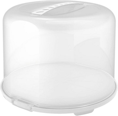 B&Q - Cake Container  Fresh Cake BellFood-Grade Plastic Cake Box For Baked Food