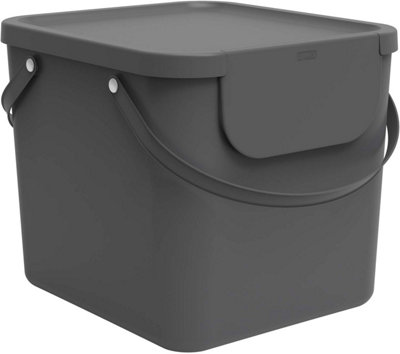 B&Q - Kitchen Waste Bin 2-SetRotho 40L Waste Separation System W/ HandleStackable