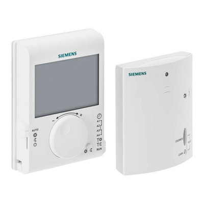 Siemens Rdj100Rf/set Programmable Wireless Room Thermostat And Receiver from B&Q