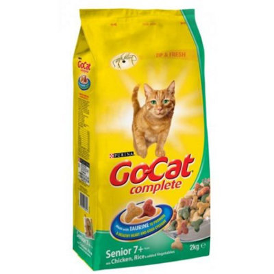 Go-Cat  Senior Cat Chicken & Vegetables Dry Cat Food 2Kg - Image 9