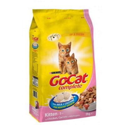 B&Q -  Go-Cat Kitten With Chicken Milk & Vegetables 2Kg