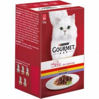 Gourmet Mon Petit Meat 6X50G (Pack Of 8) from B&Q