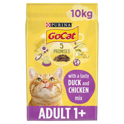 Nestle Purina Go Cat Complete Chicken And Duck Dry Cat Food 10Kg - 59437   - Image 13