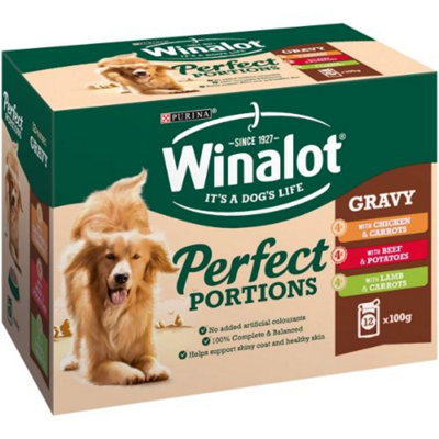 Winalot Pch Adult In Gravy Chk Beef & Lamb 48 X 100G from B&Q