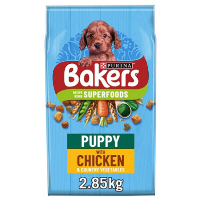 Bakers Puppy Rich In Chicken With Country Veg 2.85Kg from B&Q