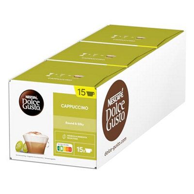  - Nescafe Dolce Gusto Cappuccino Coffee Pods (Total 45 Servings)