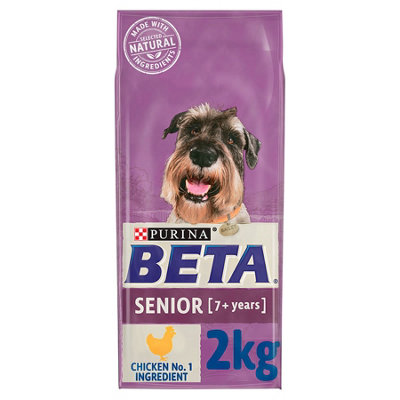 Beta Senior Dry Dog Food With Chicken 2Kg from B&Q