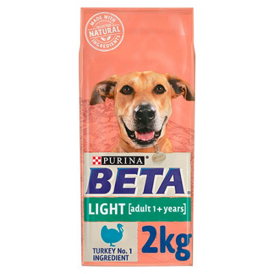 Beta Adult Light Dry Dog Food With Turkey 2Kg from B&Q