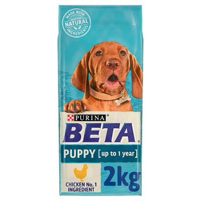 Beta Puppy Dry Dog Food With Chicken 2Kg from B&Q