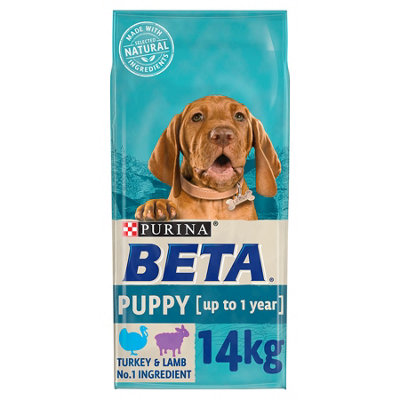 Beta Puppy Dry Dog Food With Turkey & Lamb 14Kg