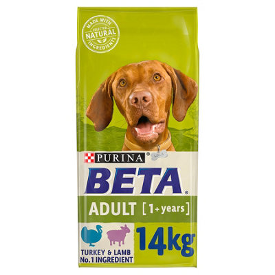 Beta Adult Dry Dog Food With Turkey & Lamb 14Kg