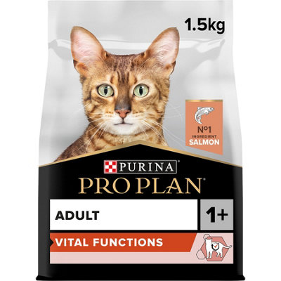 Pro plan Purina Proplan Optioriginal Adult Dry Cat Food Salmon 1.5Kg