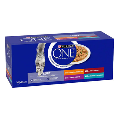 Purina ONE Adult Cat Mini Fillets in Gravy Wet Food - 40 x 85g - Image 19