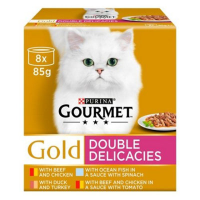 Gourmet Duo Beef & Chicken 48 X 85G Gold