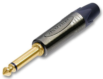 Neutrik NP2X-B Mono Jack Plug 6.3 mm Black GUITAR INSTRUMENT LINE CABLES - Image 4