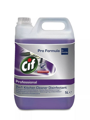 B&Q -  Professional 2 In 1 Cleaner Disinfectant5L