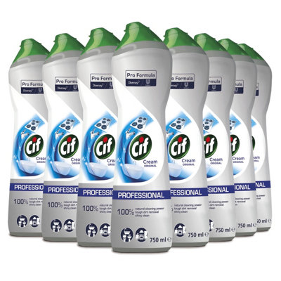 B&Q -  Professional Cream Original 750Ml Pack Of 8
