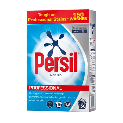 Persil Professional Detergent Washing Non Bio Powder 150 Wash from B&Q