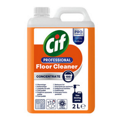 2X Cif Professional Conc Floor Cleaner 2 Litres Pack Of 2 9303807 from B&Q
