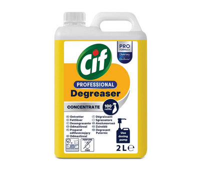2X Cif Professional Conc Degreaser 2 Litres Pack Of 2 9303908 from B&Q