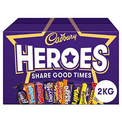 Cadbury Heroes Chocolates Bulk Share Box 2kg NWT8558 - Image 6